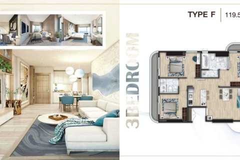 Condo à Pattaya, Thaïlande, 3 chambres  № 166519 - photo 20