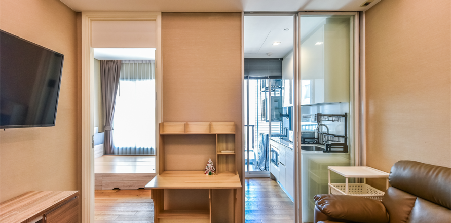 Condo à Bangkok, Thaïlande, 1 chambre  № 208586