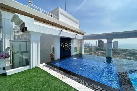 Condo on Jomtien Beach, Pattaya, Thailand, 2 bedrooms  № 212064