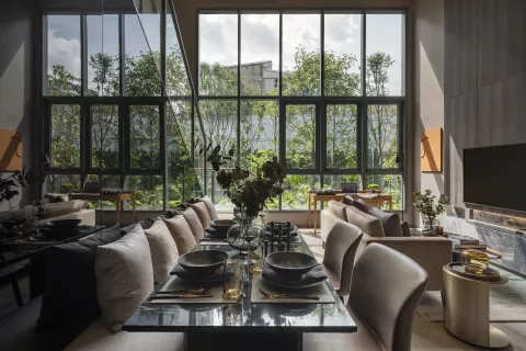 Дуплекс в Банг Раке, Бангкок, Таиланд с 2 спальнями  № 138463 - фото 3