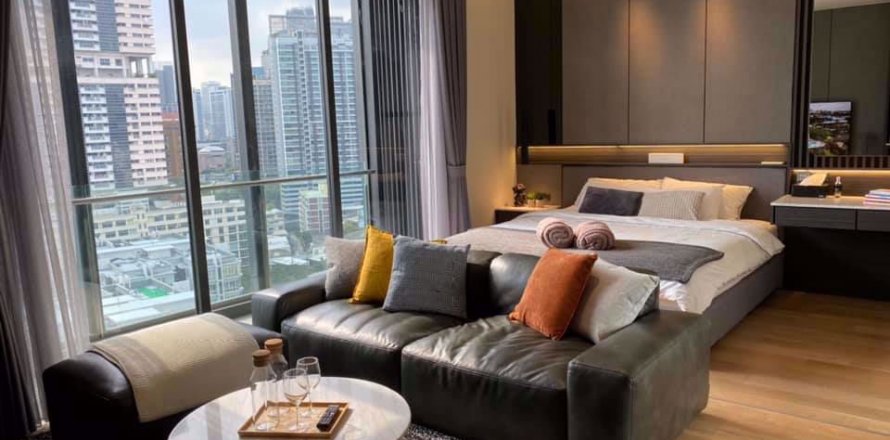 Кондоминиум с 1 спальней в Бангкоке, Таиланд в BEATNIQ Sukhumvit 32 № 51631