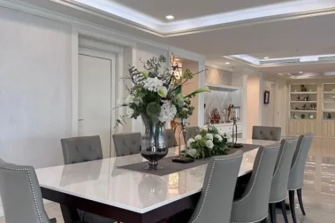 Condo à Bang Rak, Bangkok, Thaïlande, 3 chambres  № 214456 - photo 4
