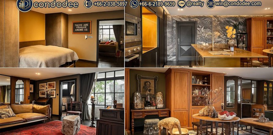 Condo à Watthana, Bangkok, Thaïlande, 3 chambres № 201244