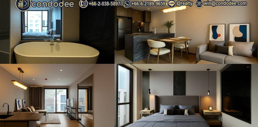Condo à Watthana, Bangkok, Thaïlande, 1 chambre № 201243