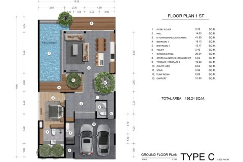 Villa in Bang Tao, Thailand 3 bedrooms № 166320 - photo 20