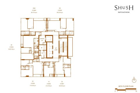 Condo à Bangkok, Thaïlande, 2 chambres № 166318 - photo 10