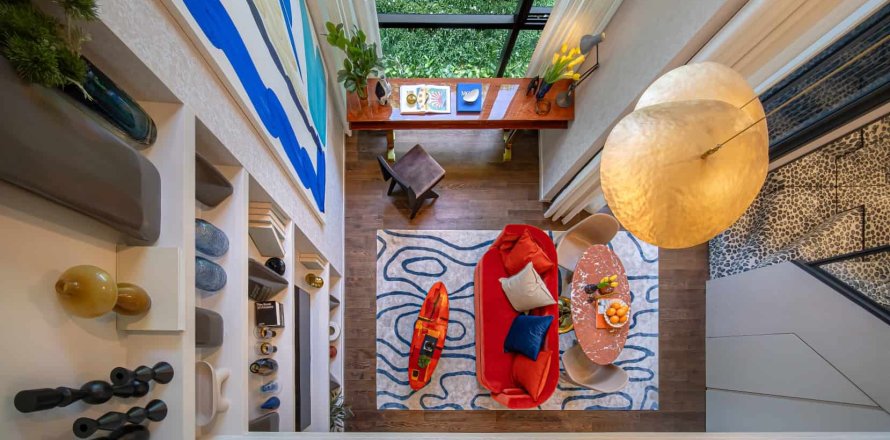 Condo à Bangkok, Thaïlande, 2 chambres № 166315