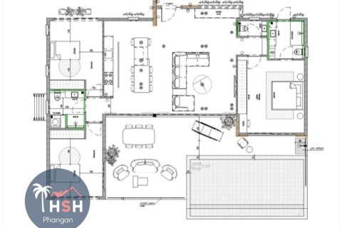 Villa in Koh Pha Ngan, Thailand 3 bedrooms № 179970 - photo 10