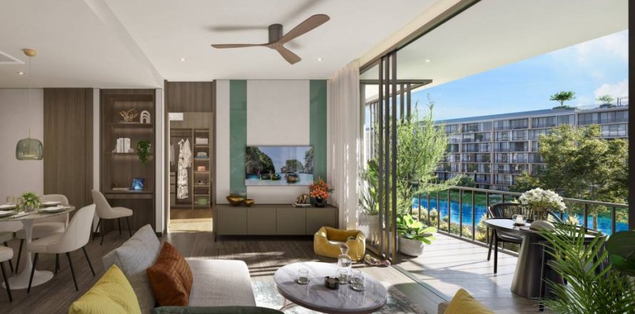 Condo à Bang Tao, Thaïlande, 1 chambre  № 114417