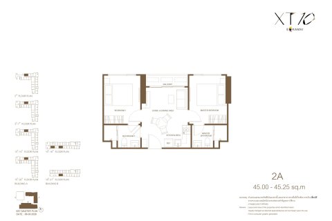 Eigentumswohnung in Bangkok, Thailand, 2 Schlafzimmer № 222641 - Foto 16