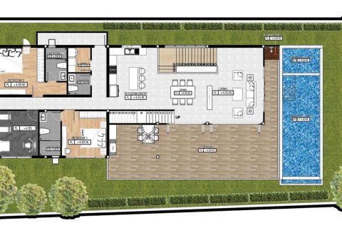 Villa in Ko Kaeo, Thailand 3 bedrooms № 165884 - photo 9