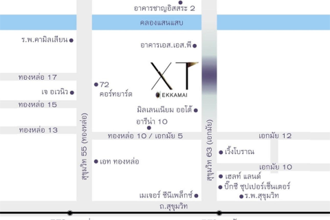 Condo à Bangkok, Thaïlande, 1 chambre  № 186877