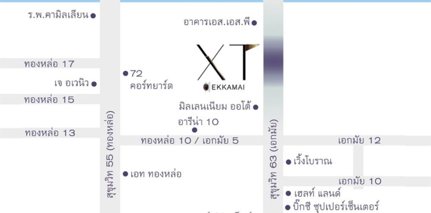 คอนโดมิเนียมในกรุงเทพฯ, ประเทศไทย, 1 ห้องนอน № 186877