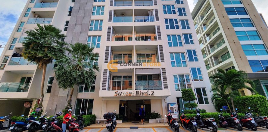 Studio dans le Condo sur Jomtien Beach, Pattaya, Thaïlande № 204946