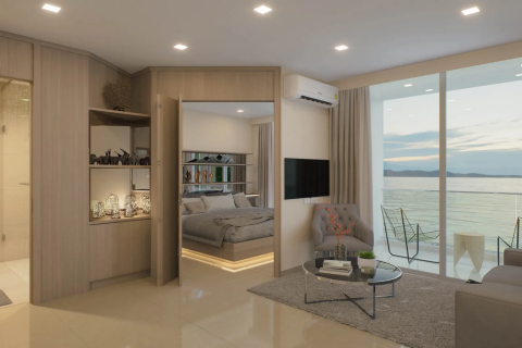 Квартира в Паттайе, Таиланд с 2 комнатами  № 150865 - фото 6