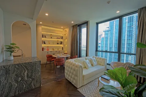 Condo à Khlong Toei, Bangkok, Thaïlande, 2 chambres  № 149377 - photo 13