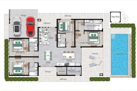 Villa in Hua Hin, Thailand 4 bedrooms № 165393 - photo 21