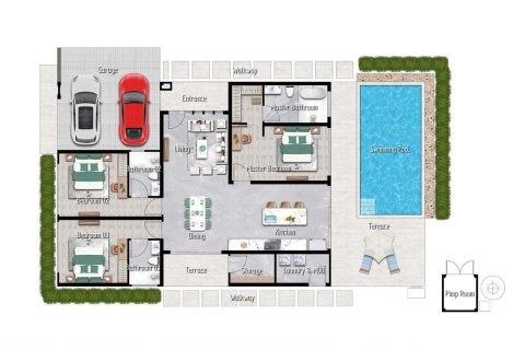 Villa à Hua Hin, Thaïlande 3 chambres № 165391 - photo 21