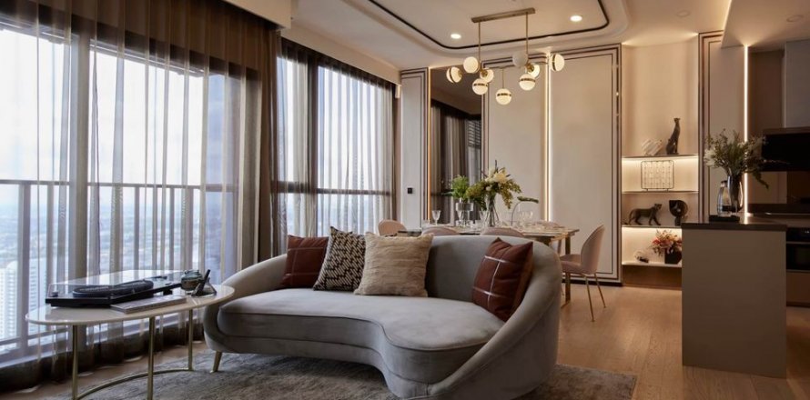 Кондоминиум с 3 спальнями в Бангкоке, Таиланд № 143246