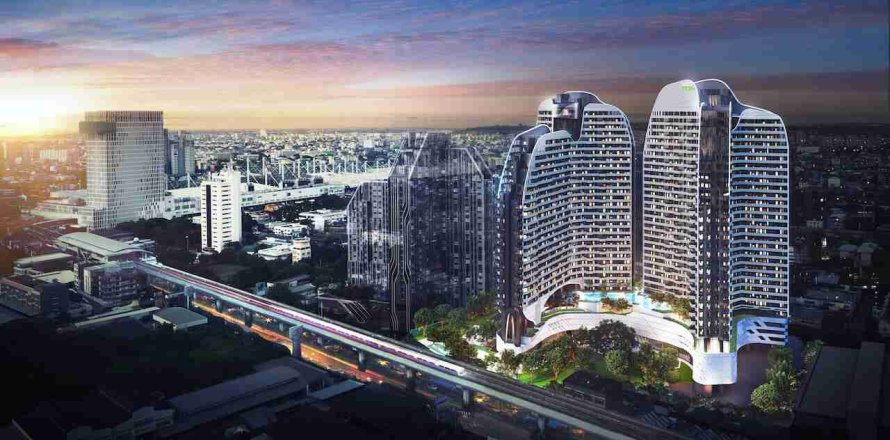 Studio in the Condo in Bangkok, Thailand № 208640