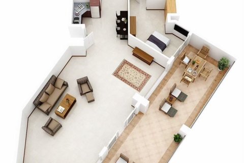 Кондоминиум с 3 спальнями в Паттайе, Таиланд № 170628 - фото 7