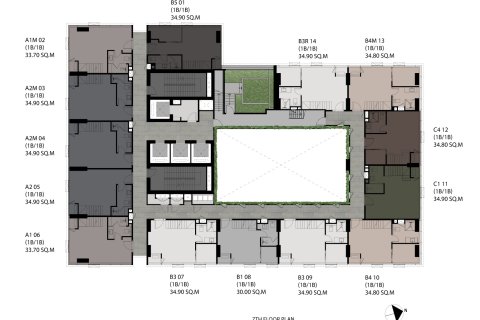 Eigentumswohnung in Phaya Thai, Bangkok, Thailand, 1 Schlafzimmer  № 222407 - Foto 18