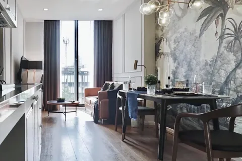 Студия в кондо в Ваттхане, Бангкок, Таиланд № 159391