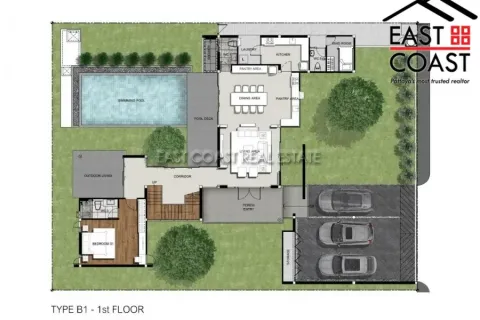 Casa de 4 dormitorios en Pattaya, Tailandia № 213864 - foto 8