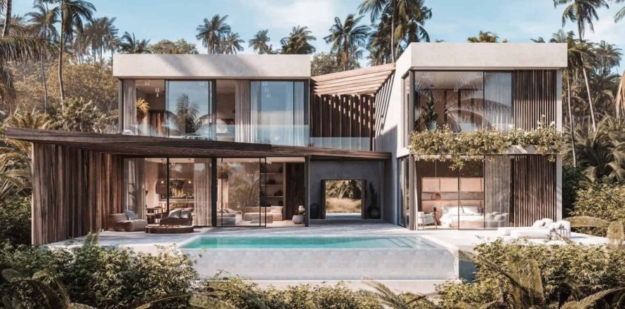 Villa à Ko Samui, Thaïlande 3 chambres № 166209