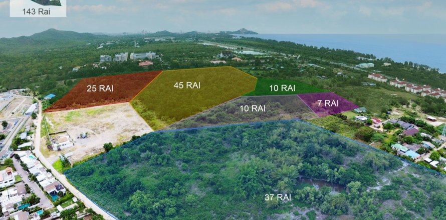 Land in Hua Hin, Thailand 16000 sq.m. № 151937