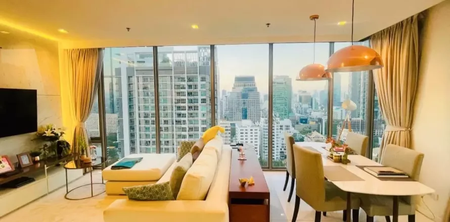Condo à Sathon, Bangkok, Thaïlande, 2 chambres  № 137833