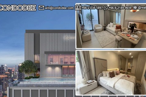 คอนโดมิเนียมในวัฒนา, กรุงเทพฯ, ประเทศไทย, 2 ห้องนอน № 201168