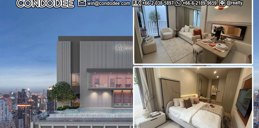 Condo in Watthana, Bangkok, Thailand, 2 bedrooms № 201168