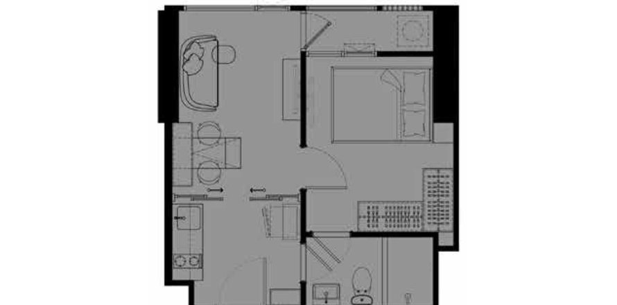 ЖК Cobe Kaset Sripatum в Бангкоке, Таиланд № 168221 - фото 1