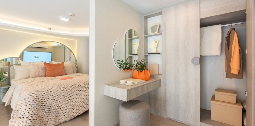 Studio à Cobe Kaset Sripatum, Bangkok, Thaïlande № 168229