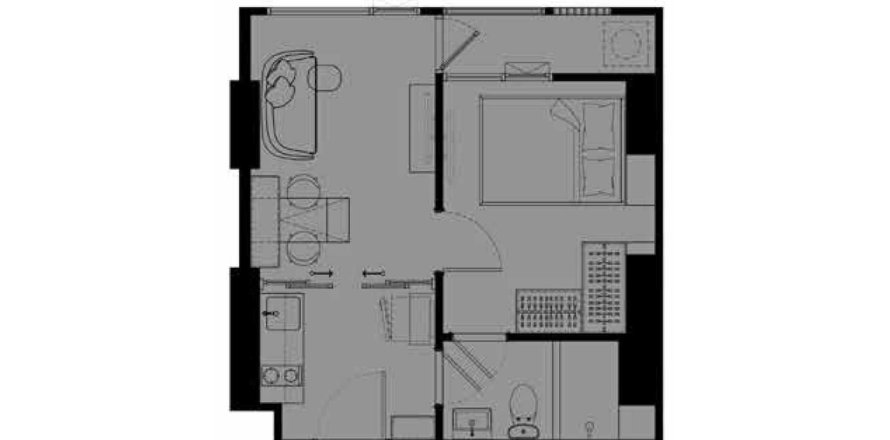 Hors-plan Cobe Kaset Sripatum à Bangkok, Thaïlande № 168221 - photo 1