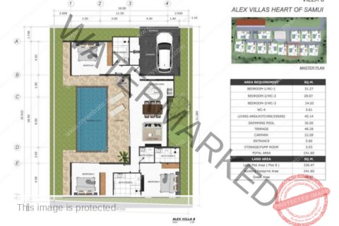 Villa in Ko Samui, Thailand 3 Schlafzimmer № 222233 - Foto 14