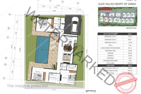 Villa in Ko Samui, Thailand 3 Schlafzimmer № 222233 - Foto 18