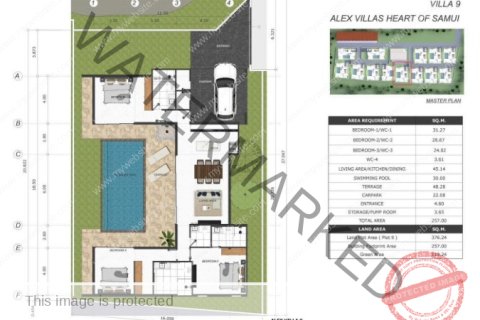 Villa in Ko Samui, Thailand 3 Schlafzimmer № 222233 - Foto 15