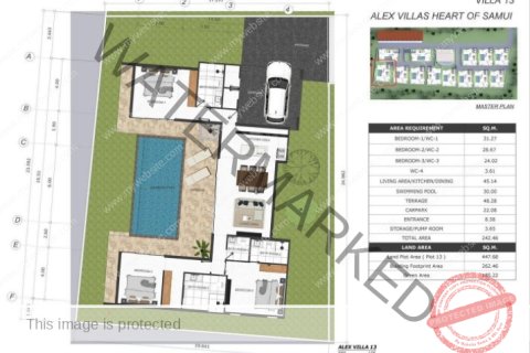 Villa in Ko Samui, Thailand 3 Schlafzimmer № 222233 - Foto 19
