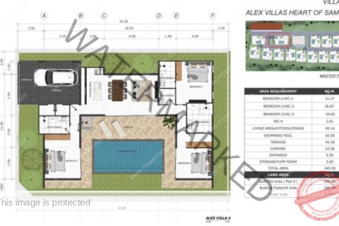Villa in Ko Samui, Thailand 3 Schlafzimmer № 222233 - Foto 10