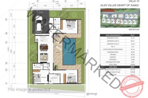 Villa in Ko Samui, Thailand 3 Schlafzimmer № 222233 - Foto 16