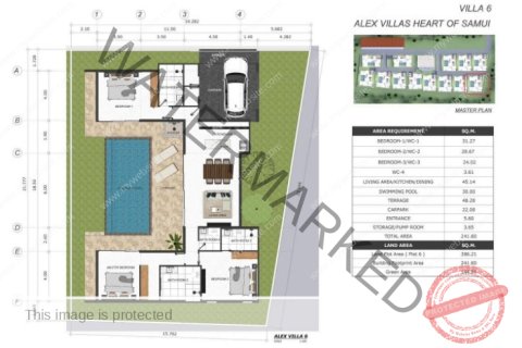 Villa in Ko Samui, Thailand 3 Schlafzimmer № 222233 - Foto 12