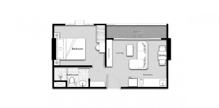 ЖК Mira Monte Hua Hin 94 в Хуа Хине, Таиланд № 27618 - фото 1