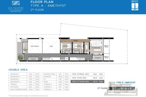 Villa à Rawai, Thaïlande 4 chambres № 165580 - photo 19