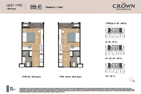 Condo in Bangkok, Thailand, 1 bedroom  № 165620 - photo 10
