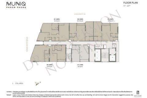 Condo à Bangkok, Thaïlande, 2 chambres  № 165615 - photo 20