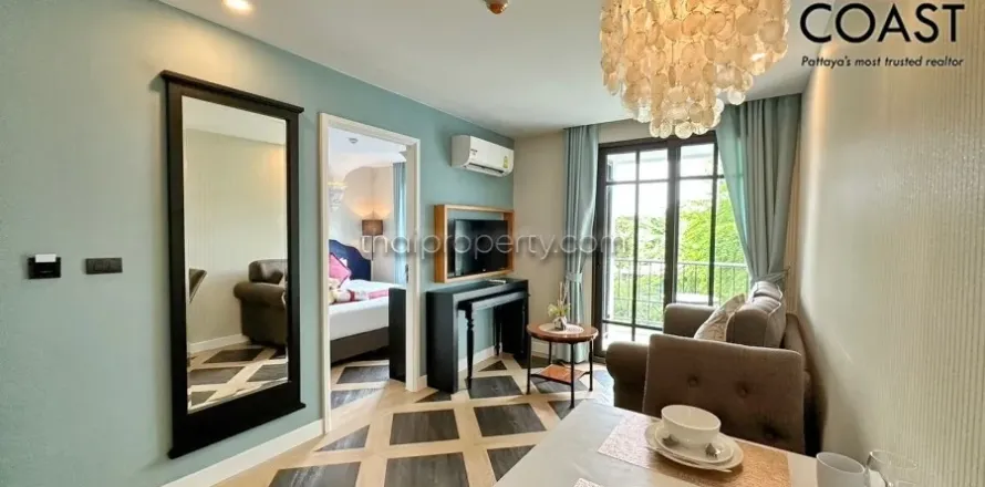 Condominio de 1 dormitorio en Jomtien Beach, Pattaya, Tailandia № 213700