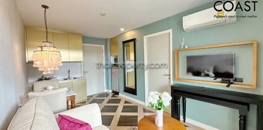 Condominio de 1 dormitorio en Jomtien Beach, Pattaya, Tailandia № 213701