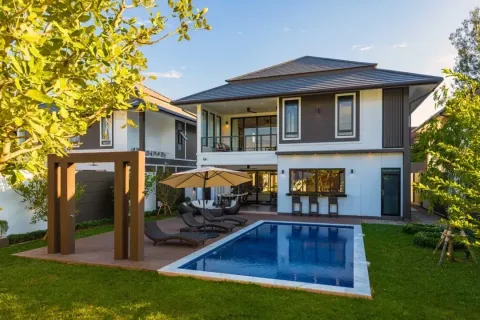 Вилла в Чиангмае, Таиланд с 4 спальнями  № 162753